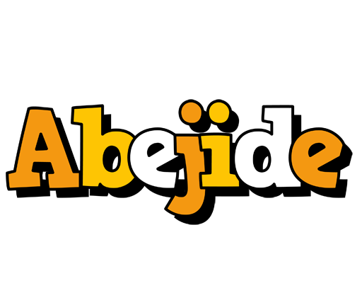 Abejide cartoon logo