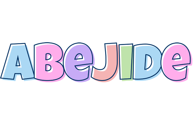 Abejide pastel logo