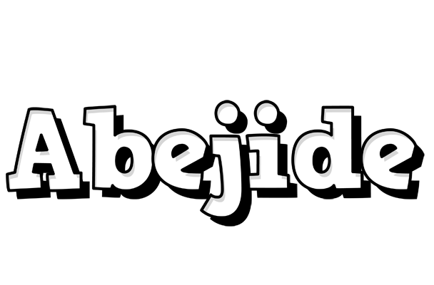 Abejide snowing logo