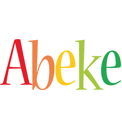 Abeke birthday logo