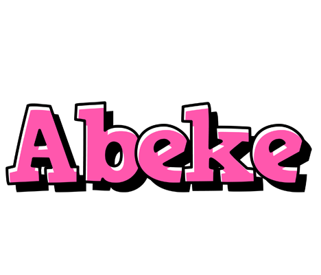Abeke girlish logo