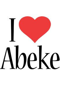 Abeke i-love logo