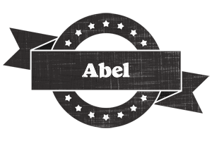 Abel grunge logo