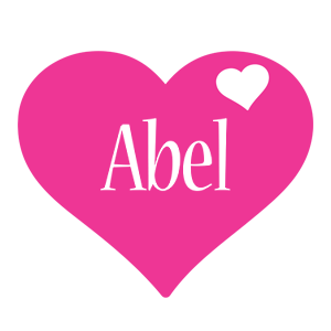 Abel love-heart logo