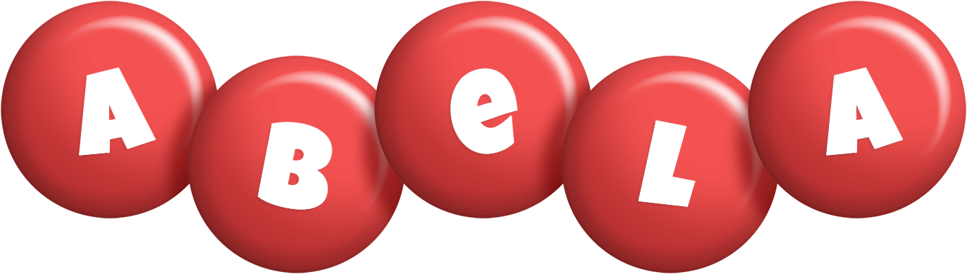 Abela candy-red logo