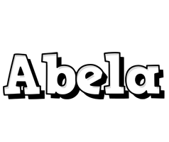 Abela snowing logo