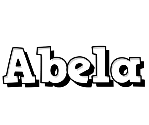 Abela snowing logo
