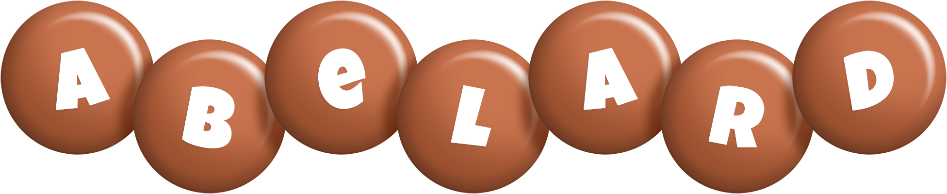 Abelard candy-brown logo