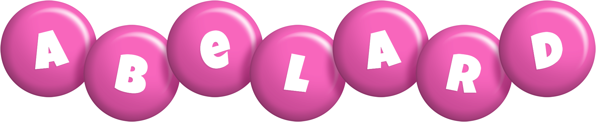 Abelard candy-pink logo