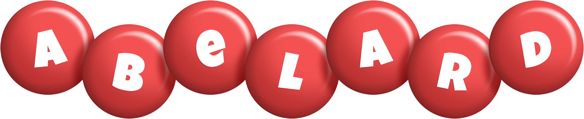 Abelard candy-red logo