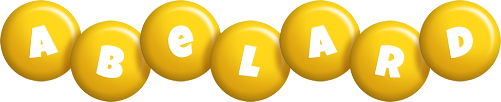 Abelard candy-yellow logo