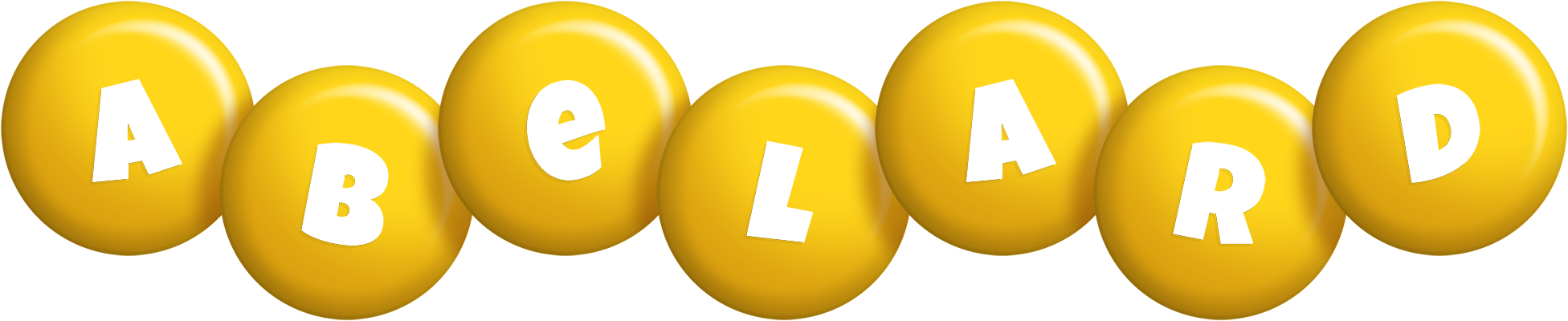 Abelard candy-yellow logo