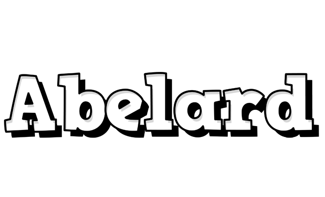 Abelard snowing logo