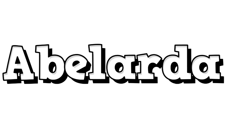 Abelarda snowing logo