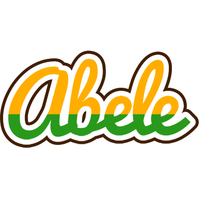 Abele banana logo