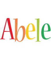 Abele birthday logo