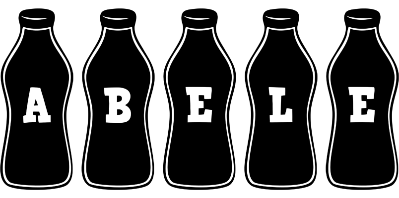 Abele bottle logo