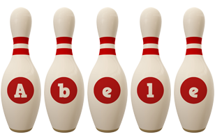 Abele bowling-pin logo