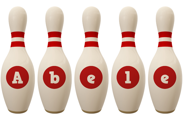 Abele bowling-pin logo