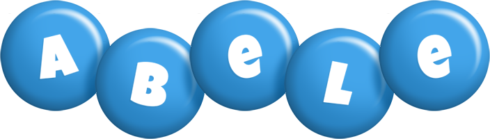 Abele candy-blue logo