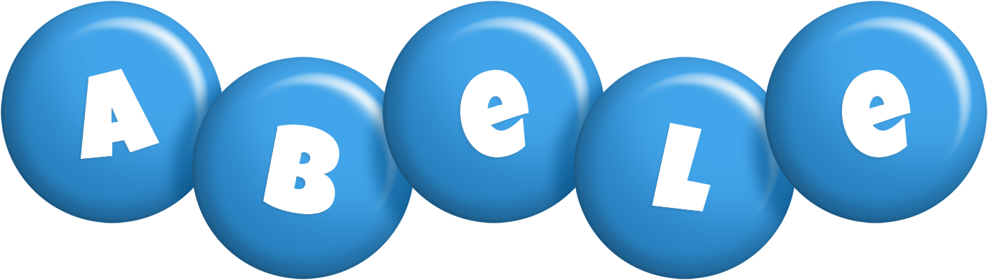 Abele candy-blue logo