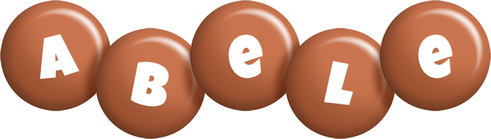 Abele candy-brown logo