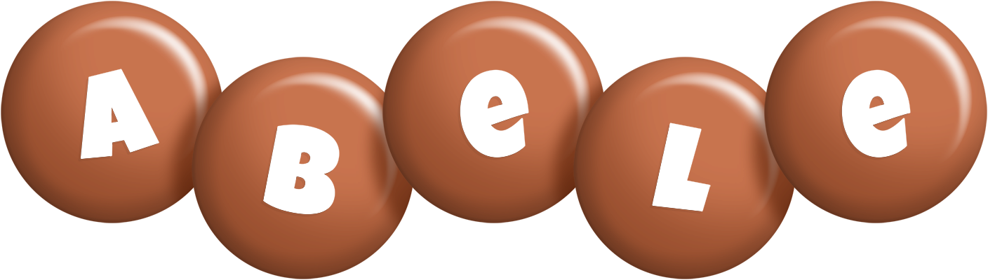 Abele candy-brown logo