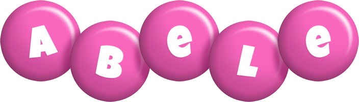 Abele candy-pink logo