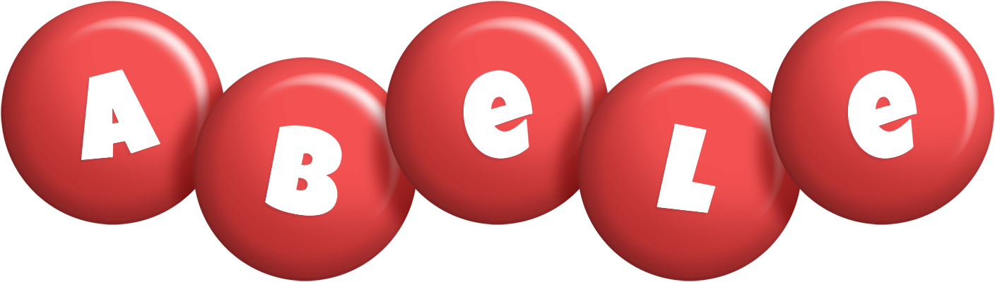 Abele candy-red logo