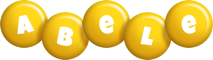 Abele candy-yellow logo