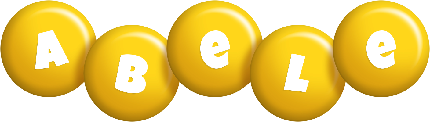 Abele candy-yellow logo