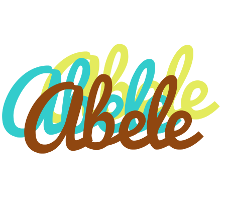 Abele cupcake logo