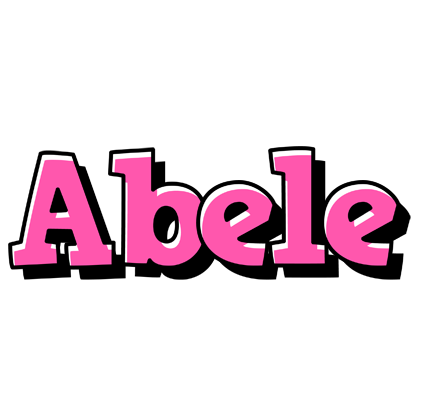 Abele girlish logo
