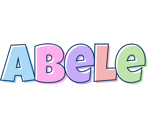 Abele pastel logo
