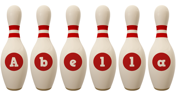 Abella bowling-pin logo