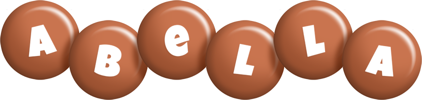 Abella candy-brown logo