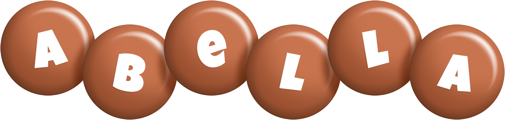 Abella candy-brown logo