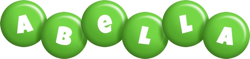 Abella candy-green logo