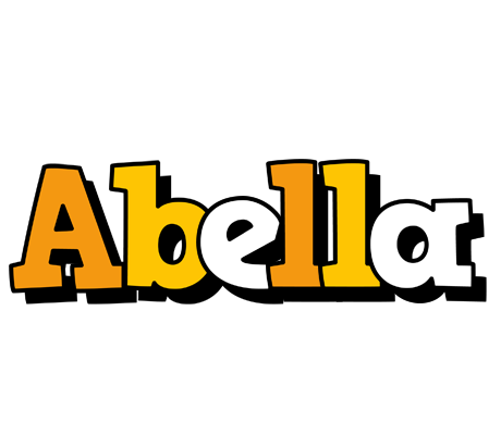 Abella cartoon logo