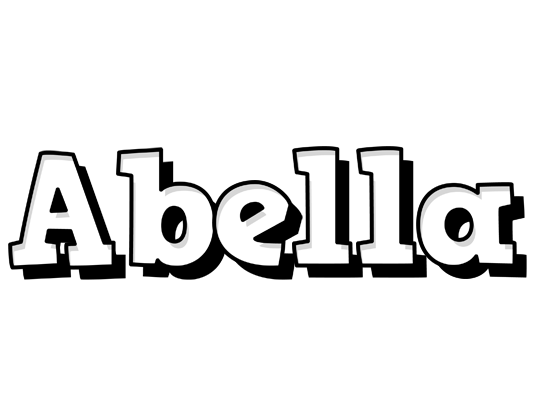 Abella snowing logo
