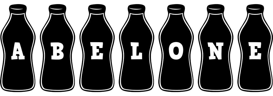 Abelone bottle logo