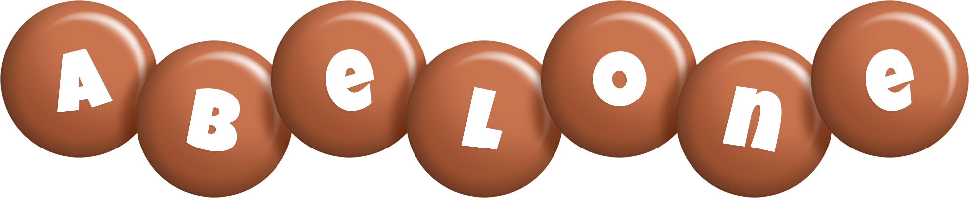 Abelone candy-brown logo