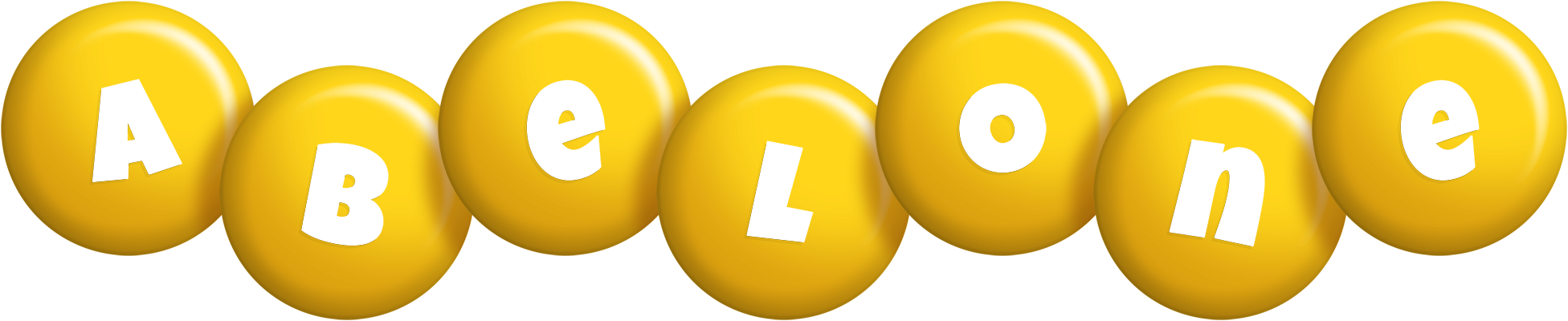 Abelone candy-yellow logo
