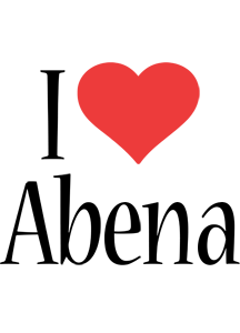 Abena i-love logo
