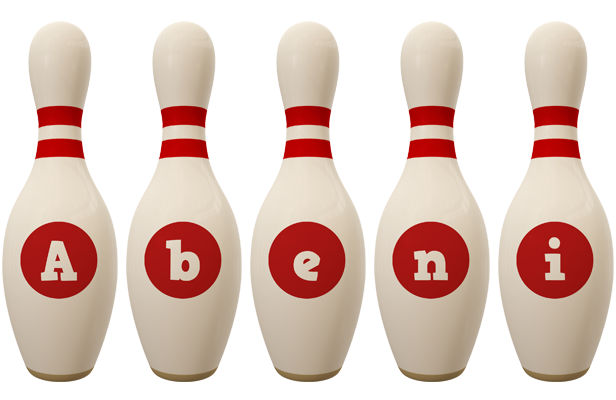 Abeni bowling-pin logo