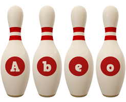 Abeo bowling-pin logo