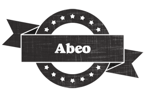 Abeo grunge logo