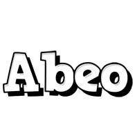 Abeo snowing logo