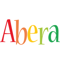 Abera birthday logo