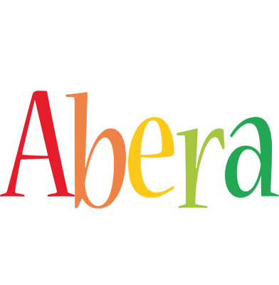 Abera birthday logo